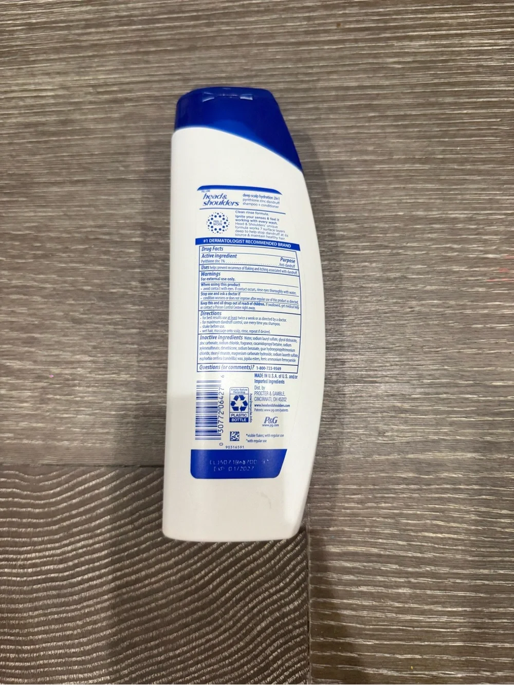 NWT Head & Shoulders Deep Scalp Hydration 2-in-1 Shampoo Conditioner